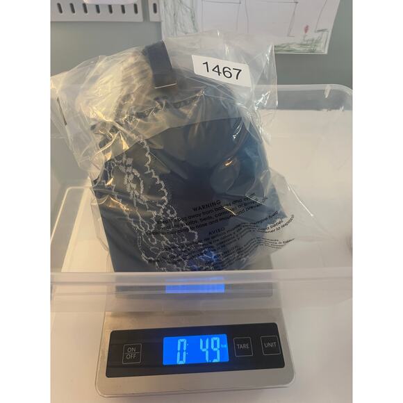 Soma Vanishing Back Full Coverage Lace Trim Bra Teal Womens 38D - Picture 5 of 5